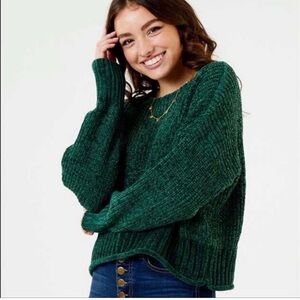 Altar'd State Emerald Knit Sweater